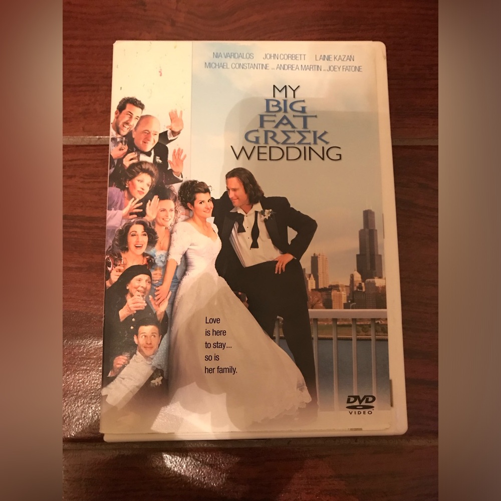 My Big Fat Greek Wedding DVD - White Cover